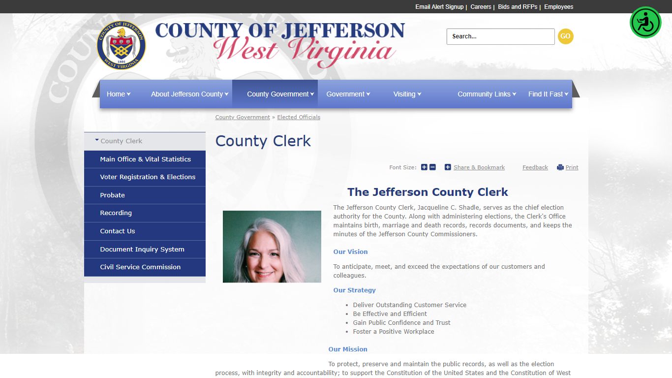 County Clerk | Jefferson County Commission, WV